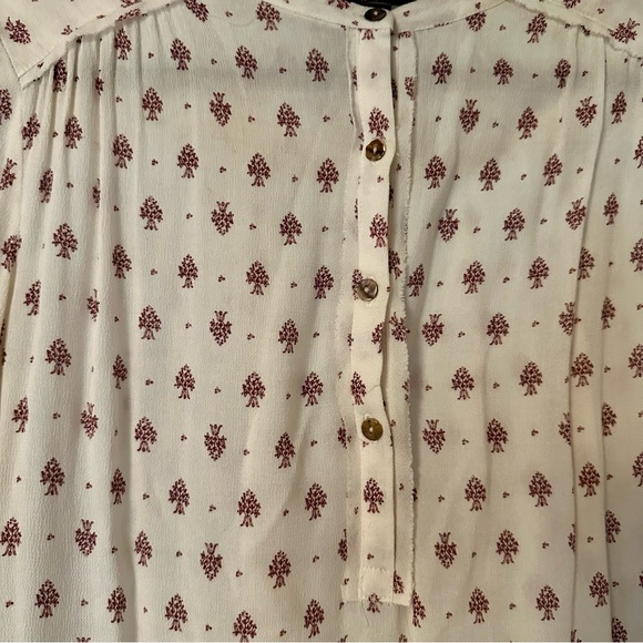 H&M Henley Blouse - Size 2 - Picture 2 of 5
